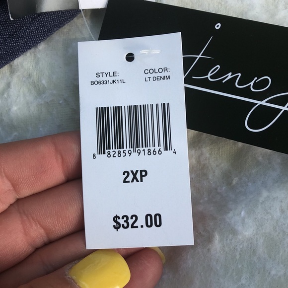 Jeno Newman Women’s Capri Pants 2XP Light Denim - Picture 12 of 12